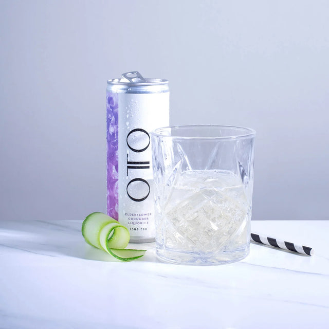 Elderflower & Juniper CBD Seltzer for Mocktails