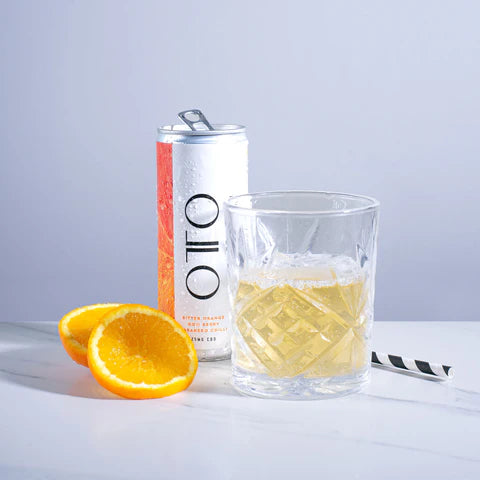 Blood Orange and Chilli CBD Seltzer for Mocktails