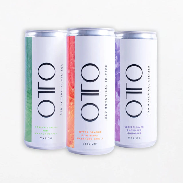 OTO CBD Discovery Pack with 3 Botanical Seltzer Flavours