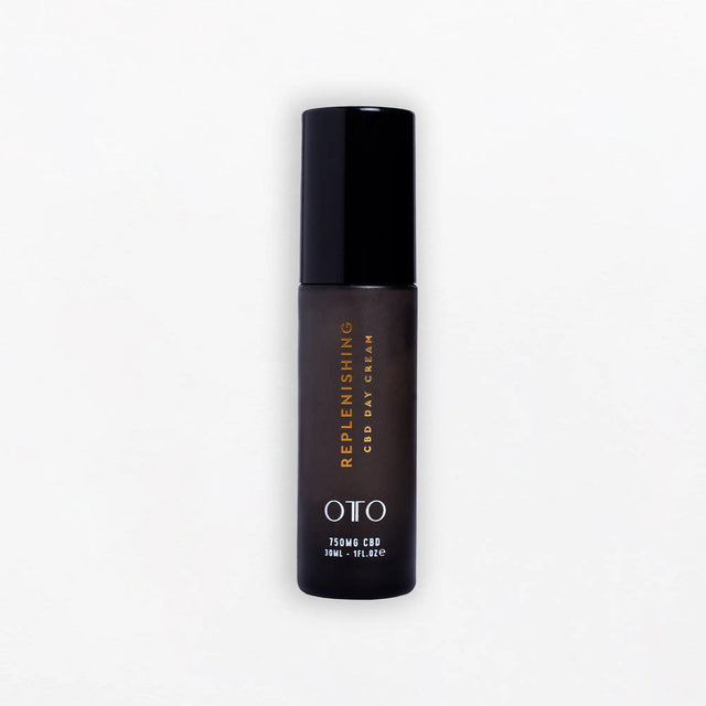 Bottle of OTO CBD Day Cream to Replenish Skin