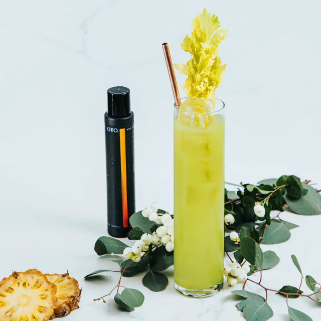 Indulge in a Rejuvenating Zero-Alcohol Experience with the Green Dream CBD Cocktail"