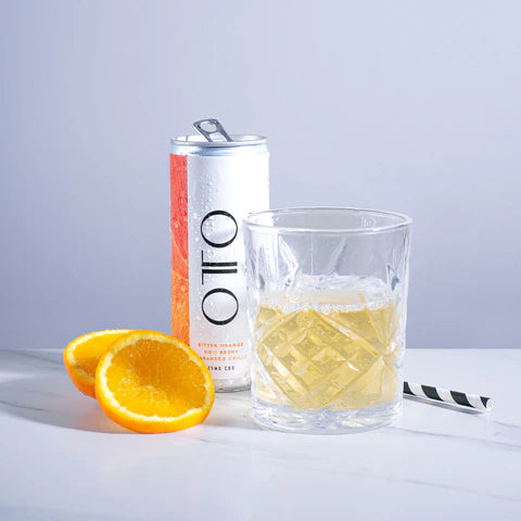 Blood Orange and Chilli CBD Seltzer for Mocktails