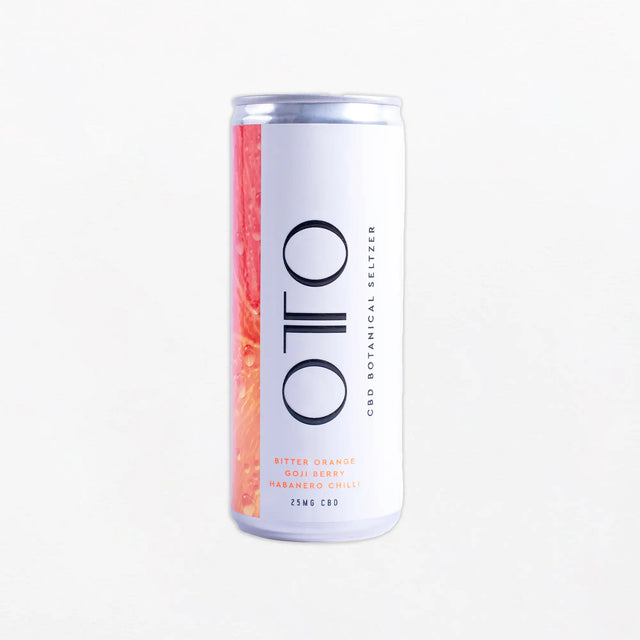 OTO CBD Seltzer Can Blood Orange, Goji Berry & Habanero Chilli