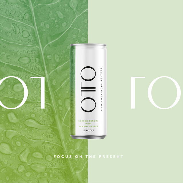 Green Tea & Garden Mint CBD Seltzer