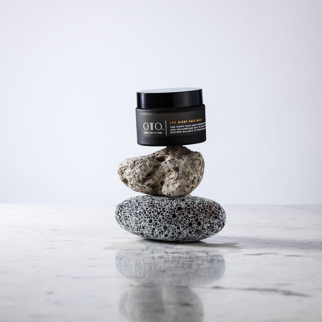 OTO CBD Overnight Reset Face Mask Rejuvenating Cream OTO Wellbeing